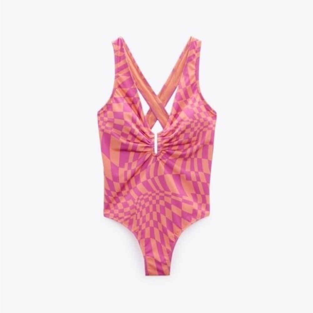 ZARA PRINTED SWIMSUIT